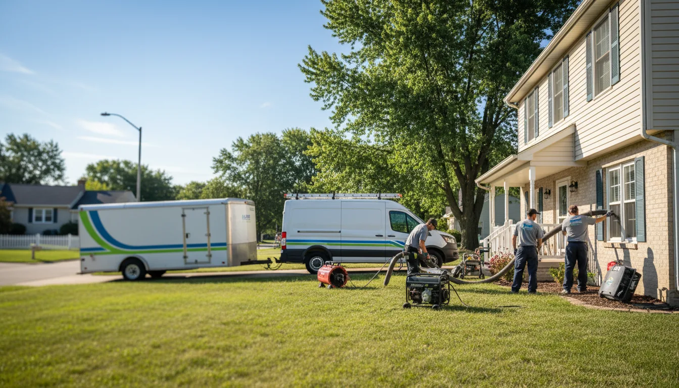 Flooded Basement Restoration And Cleanup With Repair in Howard Lake, MN near me
